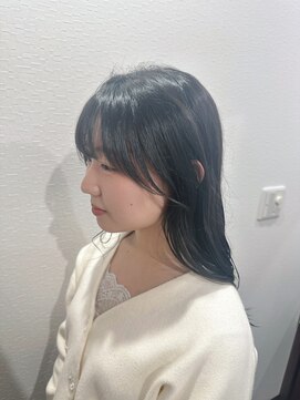 個室型美容室 グルグル 表参道店(GULGUL) 夏っぽ透明感カラーは涼し気顔周りを添えて