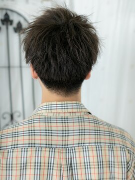 モッズヘア メン 南越谷南口店(mod's hair men) 20代30代カジュアルくせ毛風アースカラーメンズショートH南越谷