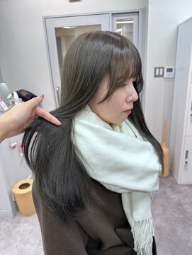 ヴェルダ 池袋店(verda) 【verda】ブリーチなしダブルカラー オリーブグレージュ