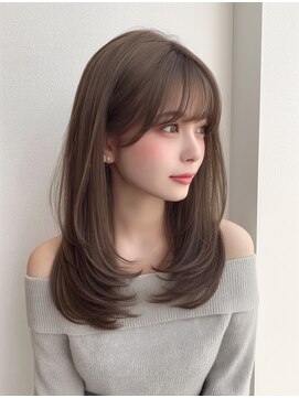 ユーフォリア 新宿店(Euphoria) レイヤーカット×アッシュブラウンカラー