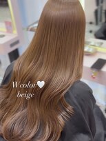 ボタン シブヤ(VOTAN SHIBUYA)&nbsp;ベージュ/韓国ヘア/渋谷/レイヤー/顔まわり/前髪