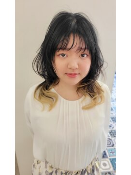 トウカ 南流山店(TOUKA) ひし形レイヤー&パーマ