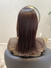 ユーノ(yuuno)&nbsp;ラベンダーブラウン×ミディアムロング