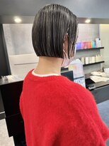 ケンジ 横浜(KENJE)&nbsp;ハイライト/ミニボブ/切りっぱなしボブ/横浜美容室