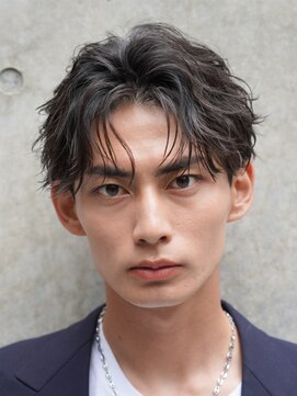 フィフスパーク(fifth PARK) 渋谷波巻きパーマ束感ツイストスパイラル無造作メンズパーマ色気