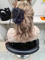 ビューティサロン東京堂&nbsp;結婚式ヘア～ハーフアップ
