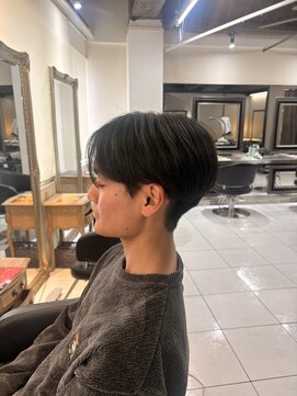 アイズ 海老名(AIZU) センターパート マッシュ ニュアンスパーマ シャドウパーマ