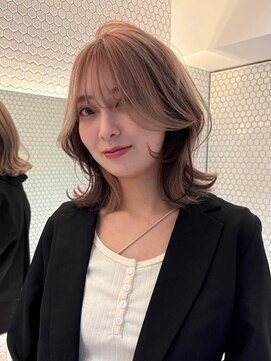 サンクマーケット 渋谷(cinq MARKET) ミルクティーベージュのデザインレイヤー