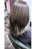 ルミエ ヘアサロン 経堂店(Lumie hair salon) ブリーチなしオリーブベージュ
