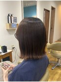 ぷつっと外はねボブスタイル＊mina