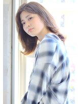 ミュージアム(MUSEUM)&nbsp;■MUSEUM■グレージュカラーの外ハネミディアム☆