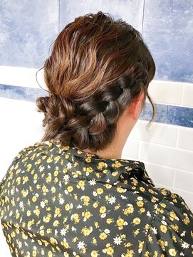 ルミネート 大塚店(Ruminate) 編み込みをアレンジ【大塚/池袋/新大塚】