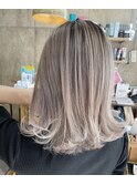 バックコームバレイヤージュ