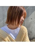 切りっぱなしボブ