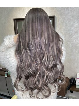 ルーゼン(LUXEN) 【LUXEN】グレージュ×ハイライト