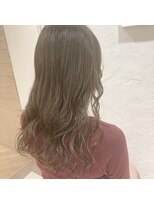 アロマ ヘアー ルーム 新宿3号店(AROMA hair room) 大人可愛いフレンチセピアアッシュゆるふわ巻き/新宿