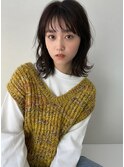 ダークカラー ニュアンス セミディ
