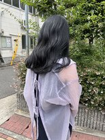 ウニレ バイ センス(unire by sense)&nbsp;【飾磨/姫路】ブルーブラック/艶感コテ巻き/オージュアTR