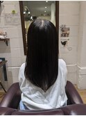 胸上セミロング