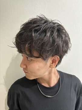 グラフ 立川(Graph.) 無造作ニュアンスツーブロックマッシュパーマ