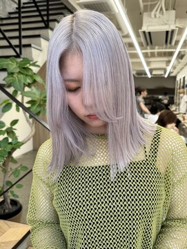 ミリ(mm) ハイトーンカラー ホワイトベージュ ケアブリーチ 韓国 仙台