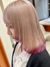 【ポイントデザイン】カット＋イヤリングカラーor裾カラー　ヘッドスパ付き