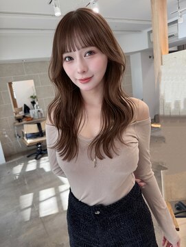 サンド 名古屋(sand) メルティーカラーフェミニン似合わせカットウェーブミディアム