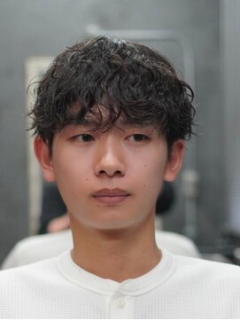 ノーエン(noen) 佐賀メンズマッシュ波巻きパーマツイスパメンズパーマ刈り上げ