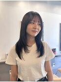 ロングレイヤー顔周りレイヤーフェイスレイヤー20代30代40代50代