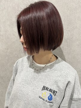 フォーカス 流山おおたかの森店(FOCUS) ミニボブ×ピンクブラウンカラー