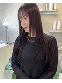 ラベンダーカラー×レイヤーカット
