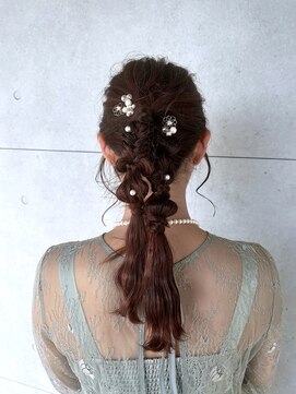 グランアディクト(Gran addict) ふわふわ編みおろしスタイル