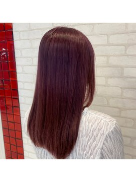 ビスイル 秋葉原店(Vis ill) 大人ガーリー大人美人透明感髪質改善チェリーレッド秋カラー