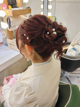 ヘアメイク エンカレッジ(HAIR MAKE encourage) アップヘア