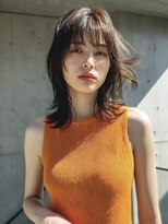 フレイムスヘアーアンドリラックス 西川口店&nbsp;くびレイヤーカット/ボブ/ウルフカット/アプリコットオレンジ