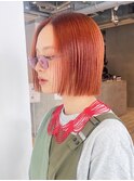 ショートダブルカラーハイトーンボブ小顔_ba523951