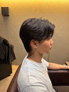 大王道毛流れフェザーパーマ