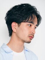 フィフス(fifth)&nbsp;原宿フェザーパーマメンズカットセンターパートコンマヘアfifth