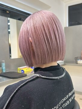 ラック 表参道(LUCK) ピンクベージュ/春カラー/ミックスカラー/デザインカラー