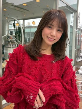 ディフィーノ 青山(DIFINO) 【DIFINO 青山】透明感カラー/ライトブラウン/ロングレイヤー