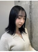 【sourire西大分】髪質も改善 ブルーブラック