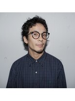 ウェルネス(Wellness) ピンパーマショートスパイキーショートツーブロック