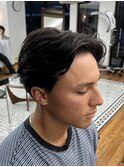 MEN’S/サーフカール/刈り上げセンターパート/表参道駅/青山 