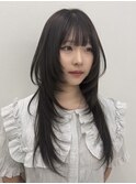 渋谷/レイヤー/ミディアムレイヤー/シャギー/レイヤーボブ
