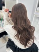 透明感カラー髪質改善ダブルカラー韓国レイヤーカット前髪顔周り