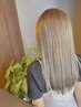カット、カラー、3STEP艶髪トリートメント