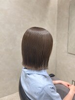 トキ(toki)&nbsp;切りっぱなしボブ×アッシュグレージュ