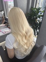 アン ブリーチ 大宮駅東口店(UN BLEACH)&nbsp;ブリーチ2回～ホワイトブロンド♪/ケアブリーチ