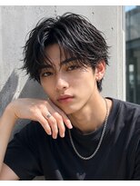 アイトーキョー 名古屋栄(AI TOKYO)&nbsp;ニュアンスパーマ/フェザーパーマ/センターパート/名古屋