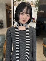 イル(ill)&nbsp;ボブ 黒髪 地毛風カラー 大須